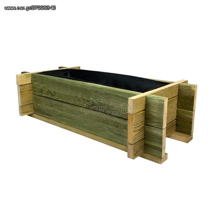 Ξύλινη ζαρντινιέρα ECONOMY - 74x37x22-Tesias Wooden Products