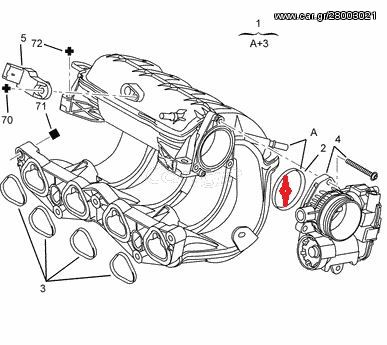 ΦΛΑΝΤΖΑ ΠΕΤΑΛΟΥΔΑΣ ΓΚΑΖΙΟΥ O-RING THROTTLE GASKET PEUGEOT CITROEN TU ΓΝΗΣΙΟ ΑΝΤΑΛΛΑΚΤΙΚΟ 