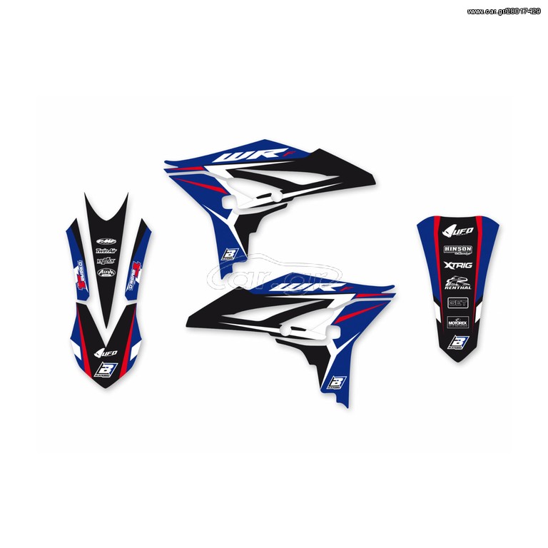ΛΥΡΗΣ BLACKBIRD RACING ΣΕΤ ΑΥΤOKOΛΛΗΤΑ DREAM 4 ΓΙΑ YAMAHA WRF 450 2012-2015, 2241N