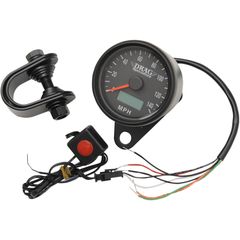 ΚΟΝΤΕΡ 2.4" ELECTRONIC SPEEDOMETER BLACK HOUSING BLACK FACE ΓΙΑ 99-03 BIG TWIN & 86-03 XL