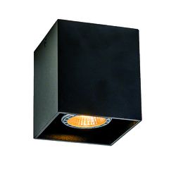 Πλαφονιέρα Μαύρη Sq Dice 4144101 VIOKEF