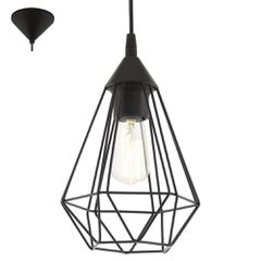 TARBES ΚΡΕΜΑΣΤΟ ΦΩΤΙΣΤΙΚΟ 1Χ60W Ε27 ΜΑΥΡΟ 94187 EGLO