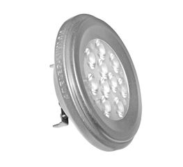 LED SMD AR111 ΑΣΗΜΙ ΑΛΟΥΜΙΝΙΟ 12W 12VAC/DC 36° COOL WHITE