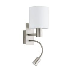 ΦΩΤΙΣΤΙΚΟ ΤΟΙΧΟΥ M.LED ΝΙΚΕΛ-M/ΛΕΥΚΟ PASTERI 96477 EGLO
