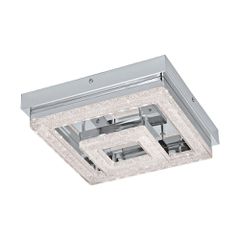 LED-ΦΩΤΙΣΤΙΚΟ ΟΡΟΦΗΣ 260X260 ΧΡΩΜΕ/ΚΡΥΣΤΑΛΛΟ FRADELO 95659 EGLO