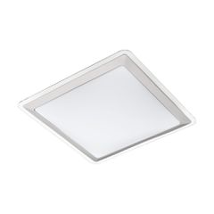 LED-ΦΩΤΙΣΤΙΚΟ ΟΡΟΦΗΣ 340X340 WS/ΑΣΗΜΙ/ΔΙΑΦΑΝΟ COMPETA 1 95679 EGLO
