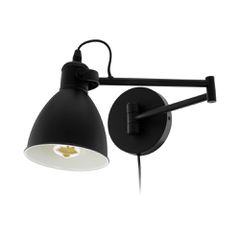 ΦΩΤΙΣΤΙΚΟ ΤΟΙΧΟΥ/1 E27 ΜΑΥΡΟ SAN PERI 97886 EGLO