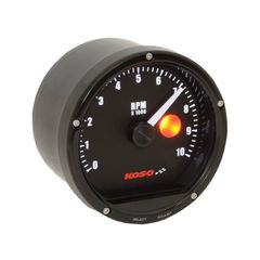 ΚΟΝΤΕΡ TACHOMETER TNT-01R/D75 BLACK 10000 RPM WITH SHIFT LIGHT