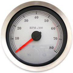 ΚΟΝΤΕΡ TACHOMETER SLVR 04- ΓΙΑ 04-13 FLHT/FLHR,04-11 FXD/FXDL, 04-13 XL MODELS 