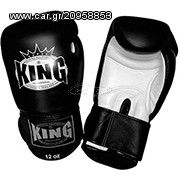 100% δερμάτινα γάντια king ultimate professional 10αρια σε καινουργια κατασταση + μπανταζ βαμβακερα twins + kings + δωρα
