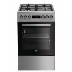 Κουζίνα Beko FSM52330DX NN 60lt Α με Εστίες Aερίου και φούρνο Ρεύματος 50εκ Inox