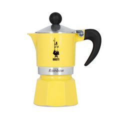 Μπρίκι Espresso Bialetti 4981 Rainbow 1cups Κίτρινο