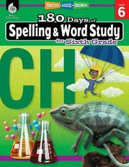 180 DAYS OF SPELLING AND WORD STUDY LEVEL 6