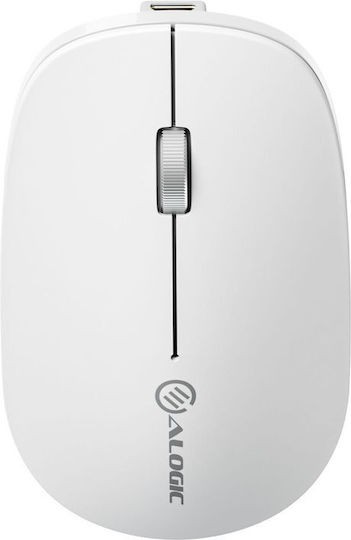Alogic Ασύρματο Bluetooth Ποντίκι Λευκό