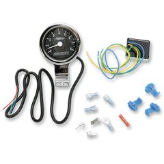 ΚΟΝΤΕΡ TACHOMETER 3" BULLET BLACK FACE W/ 1" CLAMP