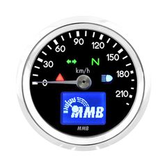 ΚΟΝΤΕΡ MMB 48mm electronic speedometer Basic 220kmh chrome