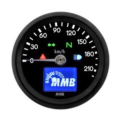 ΚΟΝΤΕΡ MMB 48mm electronic speedometer Basic 220kmh black