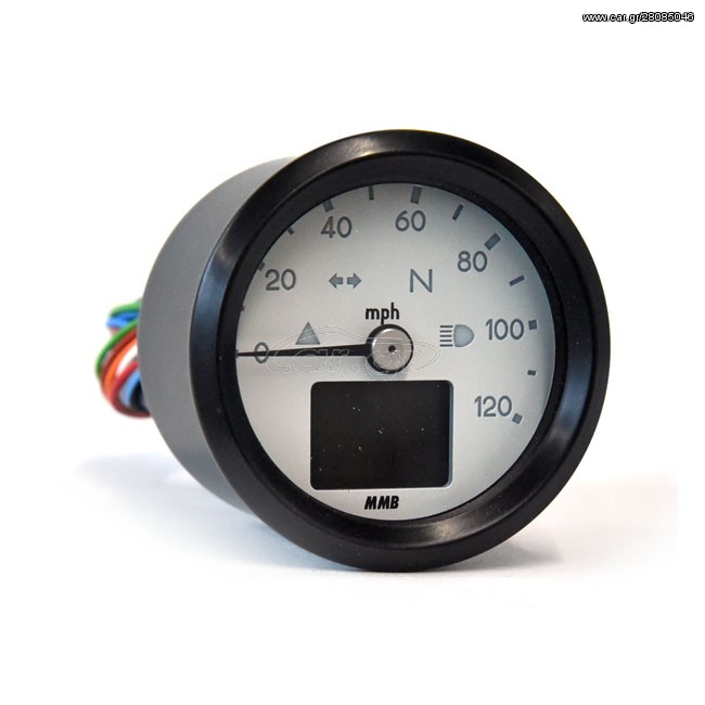 ΚΟΝΤΕΡ MMB 48mm electronic speedometer Basic 120mph black
