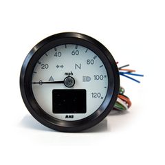 ΚΟΝΤΕΡ MMB 48mm electronic speedometer Basic 120mph black-thumb-1