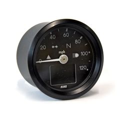 ΚΟΝΤΕΡ MMB 48mm electronic speedometer Basic 120mph black