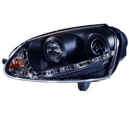 ΦΑΝΑΡΙΑ ΕΜΠΡΟΣ Headlights LED VW GOLF 5 R87 Design