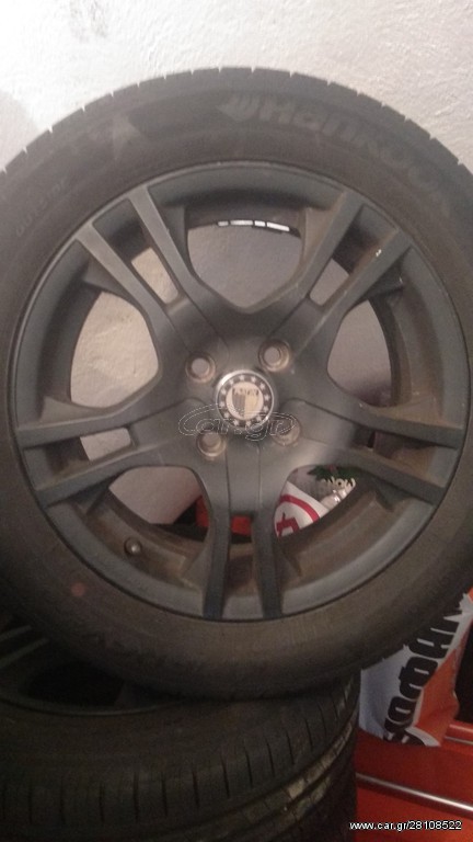 Ζαντολάστιχα μαύρο αλουμίνιο HANKOOK 185/60 R15 AllWeather 4τεμ.