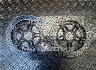 HONDA HORNET CB600S F 98 99 00 01 02 ΔΙΣΚΟΠΛΑΚΕΣ ΕΜΠΡΟΣ ΖΕΥΓΟΣ ΓΝΗΣΙΕΣ