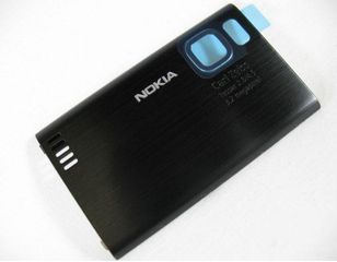 NOKIA 6500 Slide - Battery cover Black Original