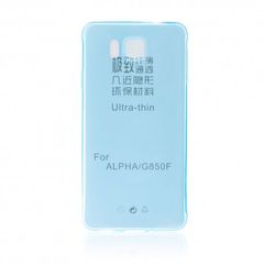 Samsung Galaxy Alpha Ultra Slim 0.3mm Silicone blue