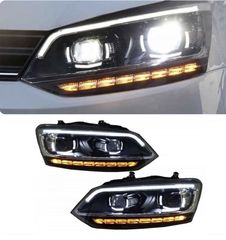 ΦΑΝΑΡΙΑ ΕΜΠΡΟΣ VW Polo Mk5 6R 6C (2010-2017) Dynamic Sequential Turning Lights Matrix Look