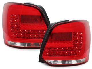 ΦΑΝΑΡΙΑ ΠΙΣΩ LED VW Polo 6R (2009-2014) Red/Clear