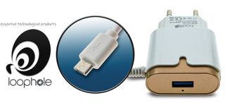 LOOPHOLE AC Adapter Micro-B GOLD-thumb-1