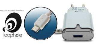 LOOPHOLE AC Adapter Micro-B SILVER-thumb-1