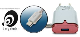 LOOPHOLE AC Adapter Micro-B RED-thumb-1