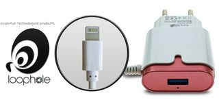 LOOPHOLE AC Adapter Lightning RED-thumb-1
