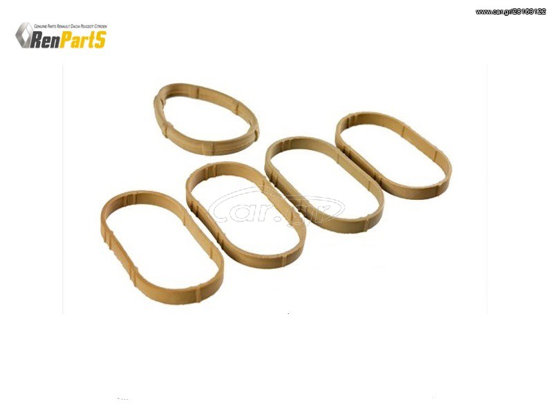 ΣΕΤ ΦΛΑΝΤΖΕΣ ΠΟΛΛΑΠΛΗΣ ΕΙΣΑΓΩΓΗΣ GASKET INTAKE MANIFOLD X5 RENAULT CLIO II MEGANE LAGUNA ΓΝΗΣΙΟ ΑΝΤΑΛΛΑΚΤΙΚΟ 
