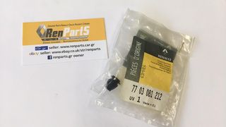 ΚΛΙΠ ΕΜΒΛΗΜΑΤΟΣ ΚΑΠΟ CLIP BONNET BADGE RENAULT CLIO II KANGOO LAGUNA GENUINE NEW PART X2  