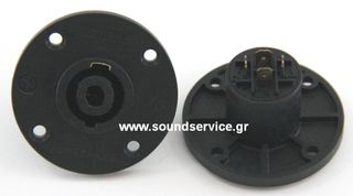 NEUTRIK NL4MPR SPEAKON ΒΥΣΜΑ ΘΗΛΥΚΟ ΣΑΣΙ 4 ΕΠΑΦΩΝ ΣΤΡΟΓΓΥΛΟ Φ-50.8mm