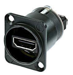 NEUTRIK NAHDMI-W-B ΒΥΣΜΑ HDMI ΣΑΣΙ ΜΑΥΡΟ