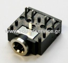 ΒΥΣΜΑ ΚΑΡΦΙ ΘΗΛΥΚΟ STEREO 3.5mm ΠΛΑΚΕΤΑΣ ΜΕ ΔΙΑΚΟΠΤΗ SWITCHCRAFT S1957S