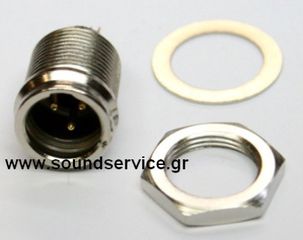 ΒΥΣΜΑ MINI-XLR 3-ΕΠΑΦΩΝ ΑΡΣΕΝΙΚΟ ΣΑΣΙ RT3MP NEUTRIK