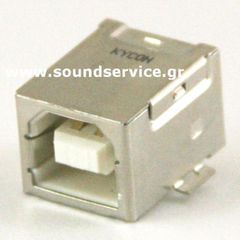 ΒΥΣΜΑ USB-2-B-SMD ΘΗΛΥΚΟ ΙΣΙΟ ΠΛΑΚΕΤΑΣ ΑΣΠΡΟ