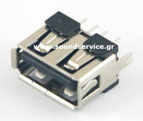 ΒΥΣΜΑ USB-2-A-PCB ΘΗΛΥΚΟ ΚΑΘΕΤΟ ΠΛΑΚΕΤΑΣ ΤΡΥΠΑΣ ΜΑΥΡΟ ΚΟΝΤΟ