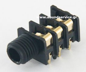 ΒΥΣΜΑ ΚΑΡΦΙ ΘΗΛΥΚΟ STEREO 6.3mm ΣΑΣΙ ΠΛΑΚΕΤΑΣ GOLD NEUTRIK NRJ6HF-1-AU