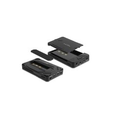 DELOCK θήκη για M.2 & 2.5" SATA SSD/HDD 42020, USB-C, λειτουργία κλώνου
