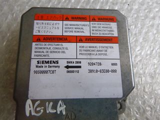 ΕΓΚΕΦΑΛΑΚΙ AIRBAG OPEL AGILA A 38910-83E00-000 SIEMENS 5WK42898,9204720