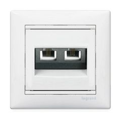 ΠΡΙΖΑ Τ/Φ RJ-11 2-ΠΛΗ VΑLΕΝΑ ΛΕΥΚΟ 774439 LEGRAND