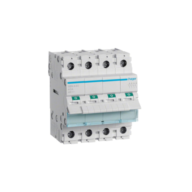 ΔΙΑΚΟΠΤΗΣ ΡΑΓΑΣ 4x40Α SBN440 HAGER