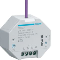 ΔΕΚΤΗΣ ΧΩΝΕΥΤΟΣ 1 ΕΞΟΔΟΥ ΟΝ/ΟFF 16Α TRB201 HAGER