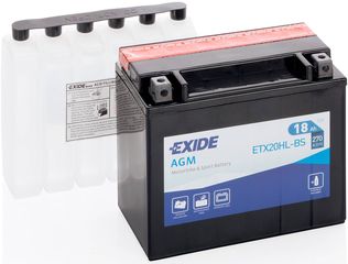 Exide AGM YTX20HL-BS Motorbike & Sport Battery ETX20HL-BS